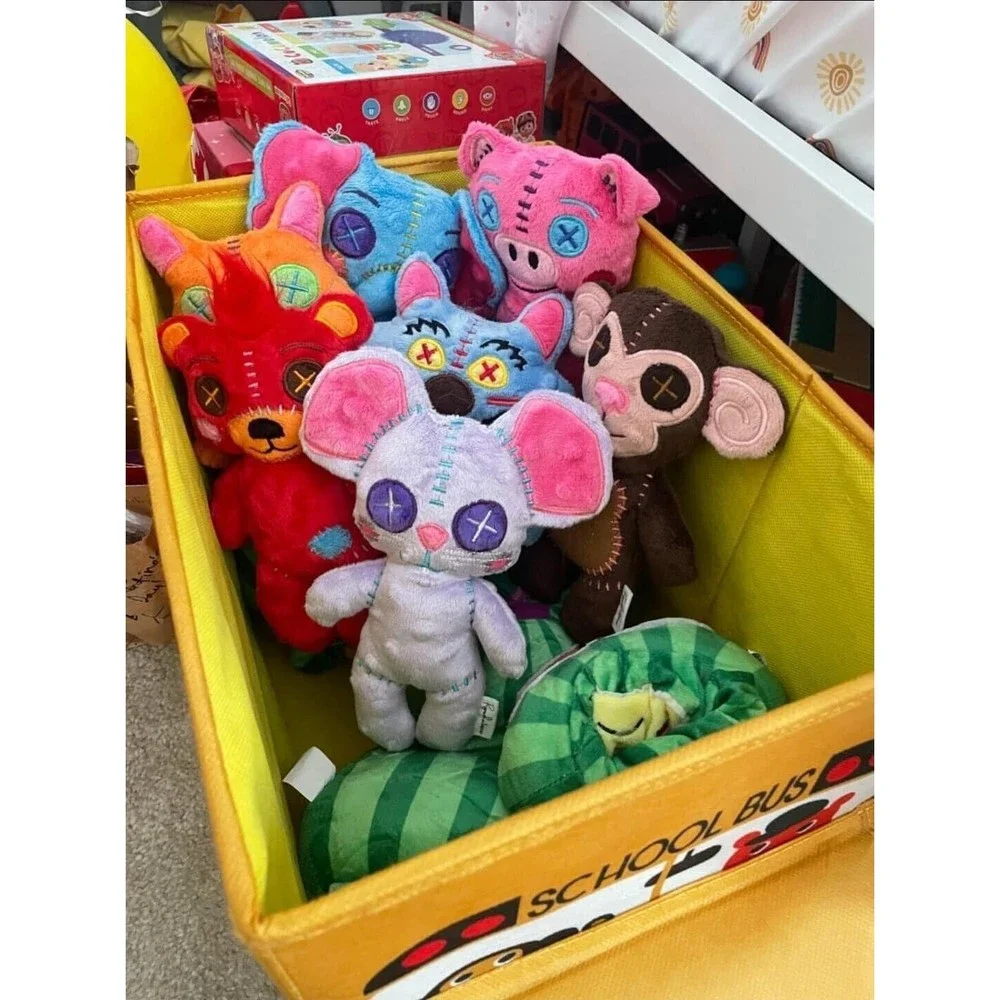 Handmade Cocomelon Wally Wolf Plush Toy 8.5" Tall Personalizable Safe Minky - Picture 7 of 8